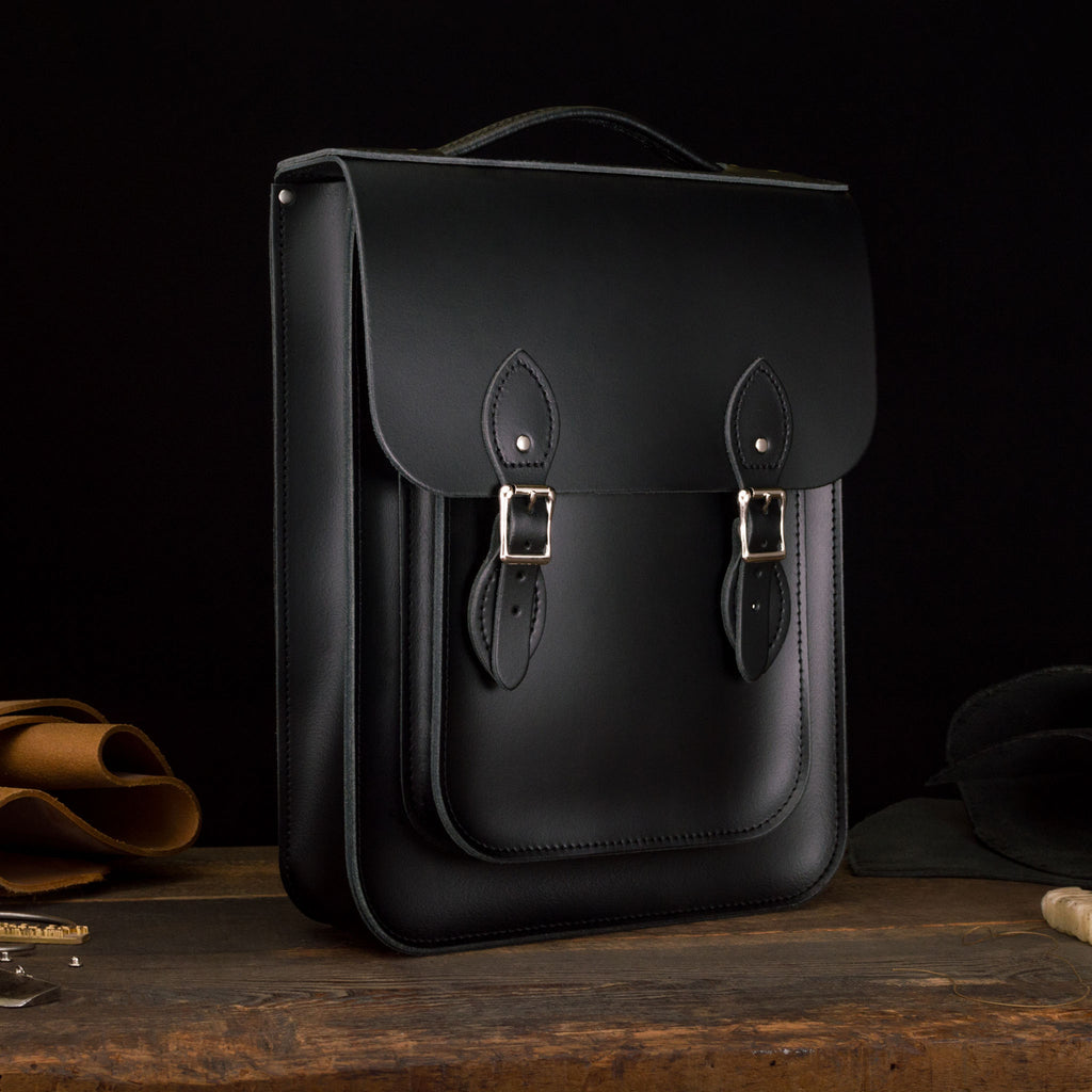 Medium Portrait Leather Backpack