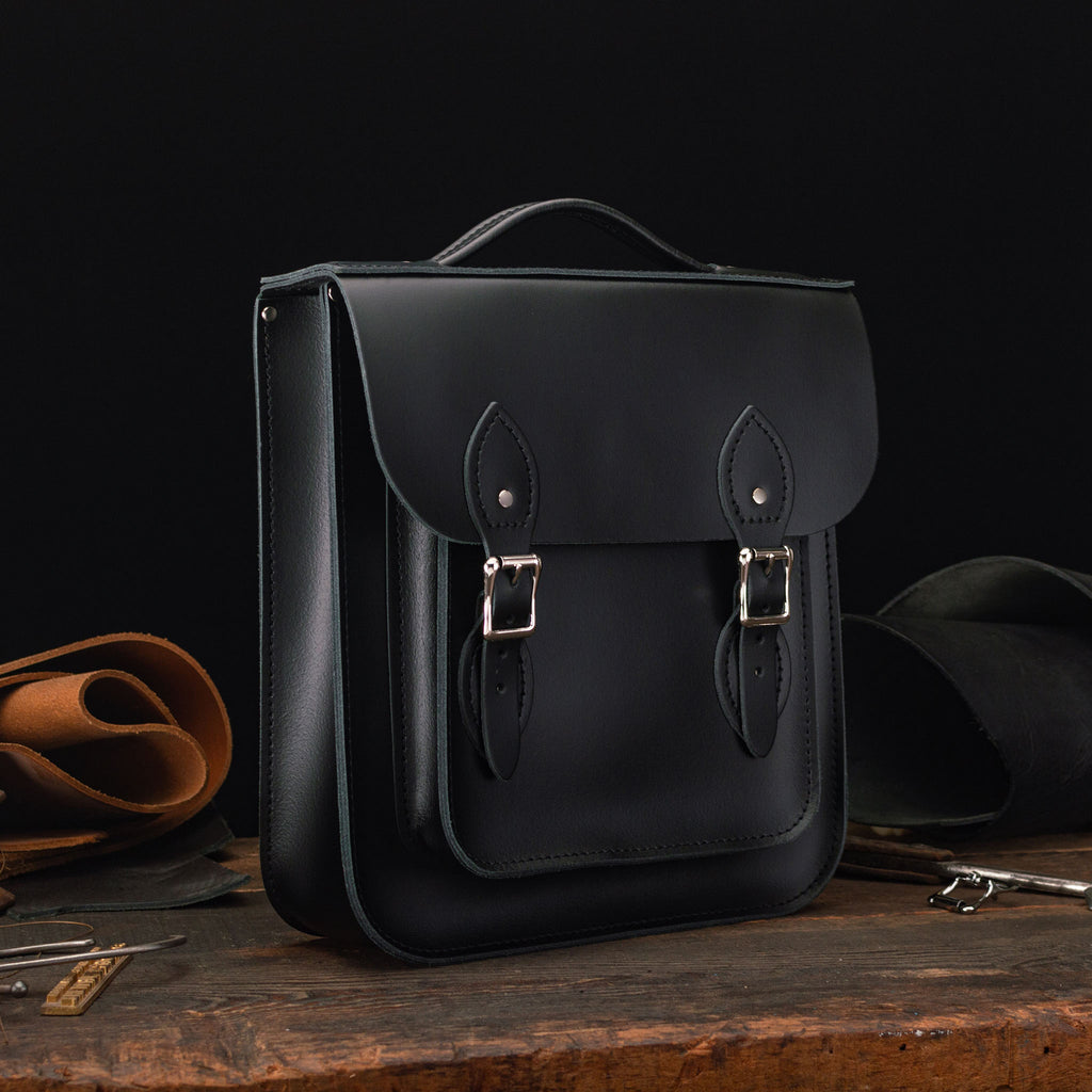 Small Portrait Leather Backpack