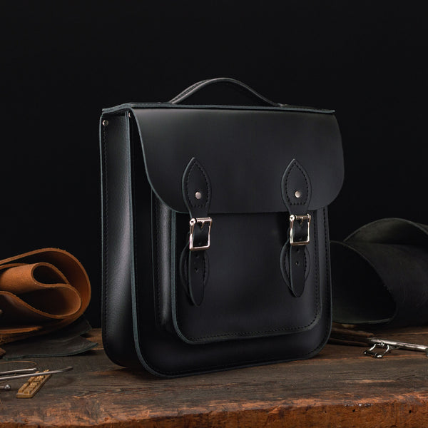 Small Portrait Leather Backpack