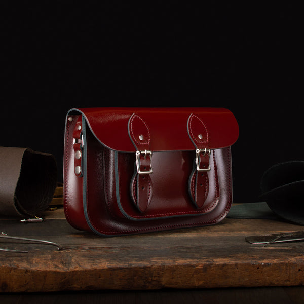 11-inch Classic Leather Satchel