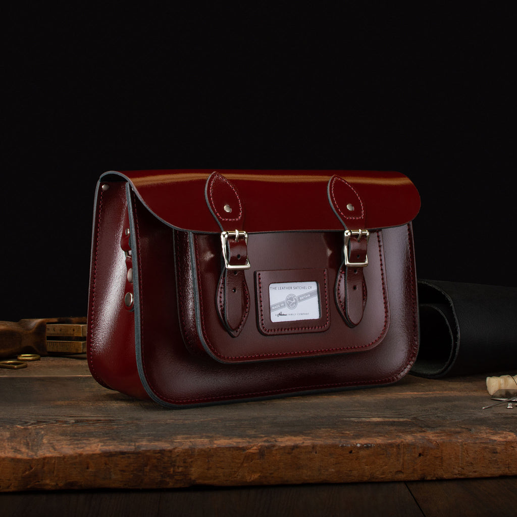 12.5-inch Classic Leather Satchel
